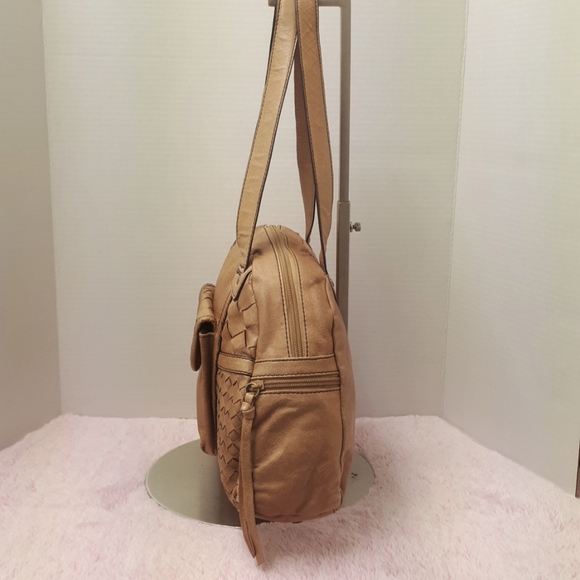 Woven Genuine Leather Bag - Picture 2 of 6